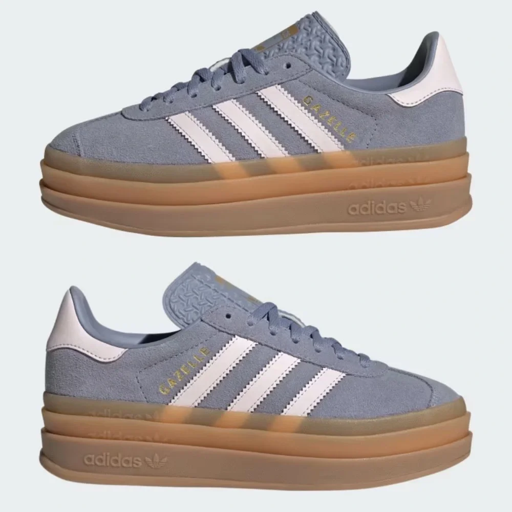 adidas Gazelle Bold J Silver Violet / Almost Pink / Gum - Picture 5 of 9